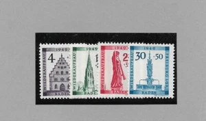 FZ Baden / Mi.-Nr. 38 - 41 /postfrisch Luxus - Bild 1 von 1