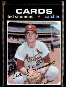 1971 Topps Ted Simmons RC St. Louis Cardinals #117