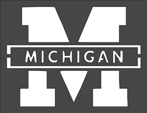 1- 4x5 inch Stencil (P-234) Michigan (6mil)***** - Picture 1 of 2