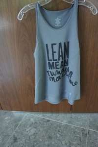 Top Sweaty Betty sin mangas gris/negro talla XS pequeña - Imagen 1 de 6