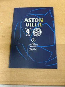 ASTON VILLA V BAYERN MUNICH MUNCHEN CHAMPIONS LEAGUE 2/10/24 2024-2025 Programme - Picture 1 of 2