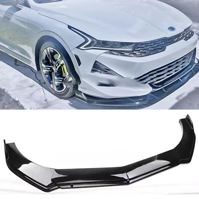 Front Bumper Lip Splitter Chin Spoiler Gloss Black For KIA K5 GT GT-line Foto 1 de 4