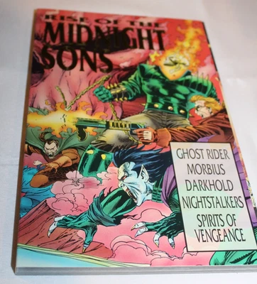 Ghost Rider Rise of the Midnight Sons TPB GN 1st Print 1993 OOP NM Morbius HTF - Image 1 of 4