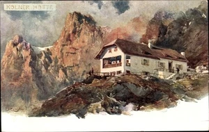 Künstler Litho Südtirol Italien, Kölner Hütte - 3642178 - Picture 1 of 2