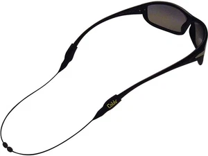 Retenedor de gafas Cablz Zipz negro 12" - acero quirúrgico, duradero, deportes activos - Imagen 1 de 1