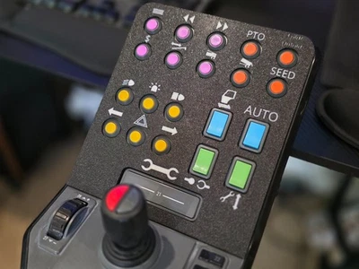 Saitek / Logitech Farm Sim Heavy Vehicle Side Panel Icon Overlay - Image 1 of 4