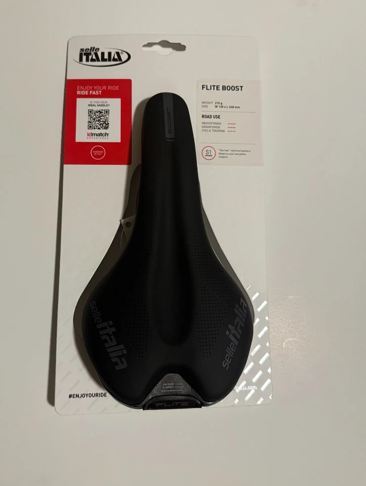 NEW Selle Italia Flite Boost Saddle – S1 130mm – Road/Performance/Gravel - Image 1 of 1