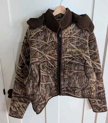 Neoprene Camo Duck Hunting Jacket Herters Mens M L? Mossy Oak Shadowgrass Fishin - Image 1 of 4