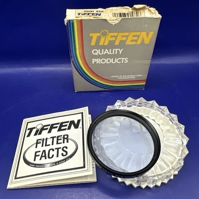 Vintage NOS Tiffen 55mm 82A Color Conversion Filter Type A Daylight Negative - Image 1 of 4