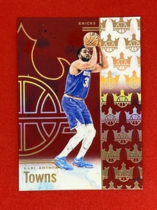 Karl Anthony Towns Panini Court Kings Numbered Parallel /125 Basketball Card - Picture 1 of 2