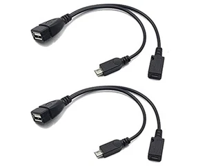 Confezione da 2 cavi OTG di ricambio per Fire Stick 4K, Amazon Fire TV, compatibili con... - Foto 1 di 7