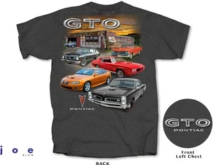 Pontiac GTO Garage Mens T shirt - Foto 1 di 5
