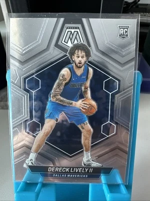 2023-24 Panini Mosaic - Rookies Dereck Lively #248 Silver Prizm (RC) - Image 1 of 2
