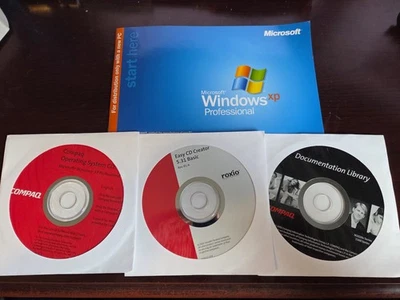 New Compaq Operating System CD Microsoft Windows XP Professional and Documents - Image 1 of 4