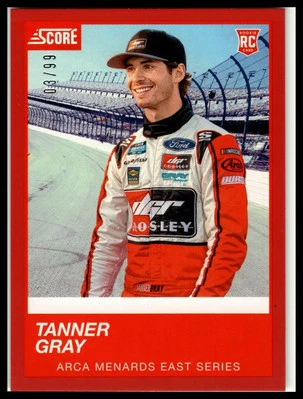 2020 Panini Chronicles #7 Tanner Gray Score Red #/99 RC - Image 1 of 2