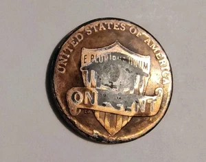 2018 D Lincoln Penny Lamination Planchet Error Great Coloring Unique Rare Piece - Picture 1 of 10