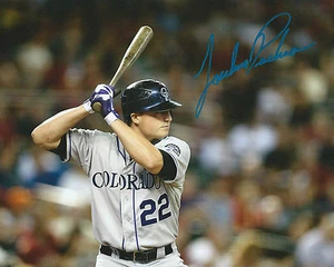 **GFA Colorado Rockies *JORDAN PACHECO* Signed 8x10 Photo J1 COA** - Picture 1 of 2