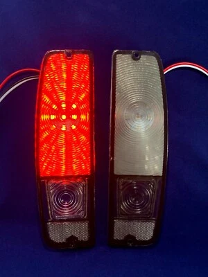 Дым задние фонари линзы встроенная светодиодная плата для 1967-1977 Ford Bronco - ED LED новый - Изображение 1 из 3