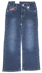 Arizona Jean Co Girls Boot Cut Denim Jeans NWT Size 4 R or 4 Slim Adj Waist - Picture 1 of 4