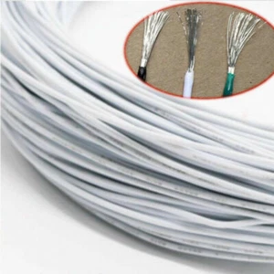 White Equipment Wire DIY Electrical Wire Flexible Cable UL1015 8/10/12~24AWG - Picture 1 of 5