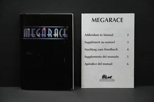 MegaRace CD-ROM Video Game MANUAL + ADDENDUM ONLY The Software Toolworks *IN-BOX - Picture 1 of 1