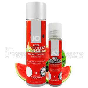 System JO H2O Watermelon lubricant Water based lube Flavored glide Sugar free - Picture 1 of 3