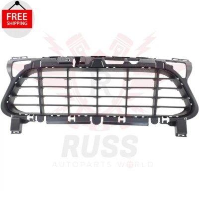 New Front Bumper Grille Textured Black Plastic Fits 2011-2014 Porsche Cayenne - Image 1 of 4