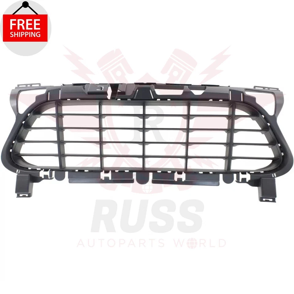 New Front Bumper Grille Textured Black Plastic Fits 2011-2014 Porsche Cayenne Foto 1 de 4
