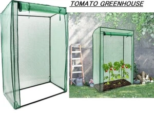 Tomaten Gewächshaus Gewächshaus Gemüse Growzelt mit Rolltür verstärkter Abdeckung - Bild 1 von 7