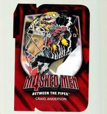 2011-12 Between The Pipes Masked Men 4 Ruby #1 Craig Anderson