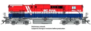 Rapido HO Scale ~ M420B + M420B ~ BC Rail #RCL683 & #RCL685 ~ DCC Sound ~ 33536 - Picture 1 of 6