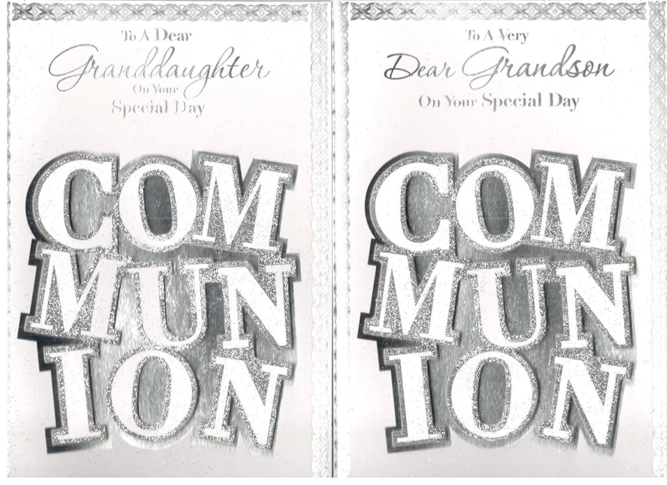 1st Communion Card For Son, Grandson, Granddaughter, Nephew Niece, Brother - Image 1 of 1