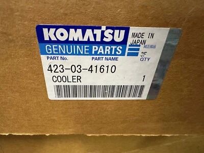 Refrigerador convertidor de piezas originales Komatsu 423-03-41610 para cargador de ruedas WA380-6 Foto 1 de 4