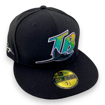 New Era Tampa Bay Rays Side Embroidery Tropicana Logo Sweatband 59FIFTY Hat Cap - Image 1 of 4