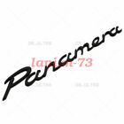 Matte Black Look Panamera Letters Rear Badge Emblem Look Deck Lid Sport