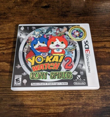 YO-KAI WATCH 2: Bony Spirits (Nintendo 3DS, 2016) CIB - Image 1 of 3