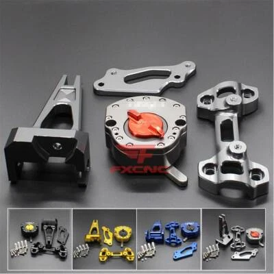 Soporte amortiguador de dirección estabilizador montaje para Yamaha MT09 MT-09 FZ-09 2014-2020 Foto 1 de 4