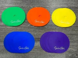 Bodenspot Marker 6"" Gummi rutschfest Coaching Futsal Fußball Agility 20er-Pack Tasche - Bild 1 von 8