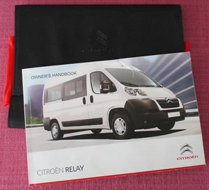CITROEN RELAY (2010 - 2014) OWNERS MANUAL - HANDBOOK. (MOTOR HOME/CAMPER) - Picture 1 of 8