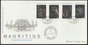 (CWF69)MALAYSIA MAURITIUS 2002 CONSTELLATIONS 星座 FDC - Picture 1 of 2