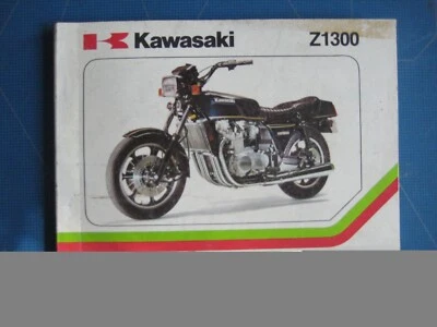 Motorrad Bedienungsanleitung Kawasaki Z 1300, mit Schaltplan - Bild 1 von 2