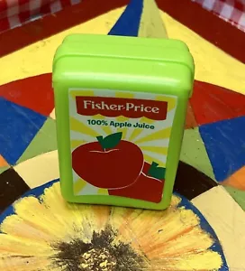 FISHER PRICE Play Food Replacement APPLE JUICE BOX Tikes Pretend Kitchen FPR-AJ - Picture 1 of 8