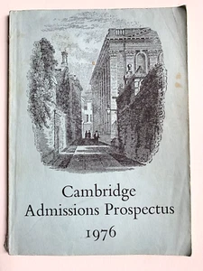 Cambridge University Zulassungsprospekt 1976 - Bild 1 von 7
