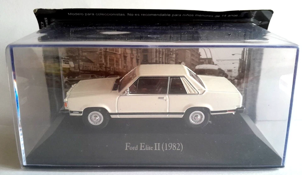 [96] DIE CAST Ford Elite II 1982 - GRANDES AUTOS MEMORABLESEN MÉXICO 1/43 - Immagine 1 di 1
