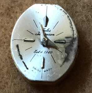 Vintage Jules Jurgensen JXJ Ladies Watch Movement 17 Jewels Parts/Repair - Picture 1 of 3