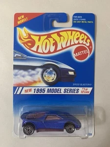 Hot Wheels Speed Blaster BLUE 1995 Model Series #1 343 - Picture 1 of 2