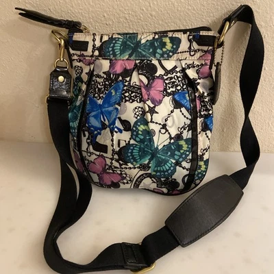 Coach PAR Butterfly Print Nylon Crossbody bag (multicolor) 42603 - Image 1 of 4