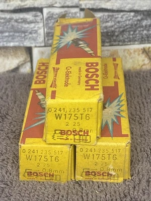 (3) Bosch W175T6 Spark Plugs New Old Stock New In Box - Image 1 of 3
