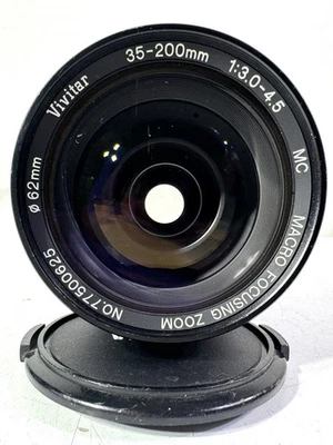 Vivitar MC 35-200mm f/3.0-4.5 Macro Zoom Lens Canon – Olympus O/OM Mount - Image 1 of 4