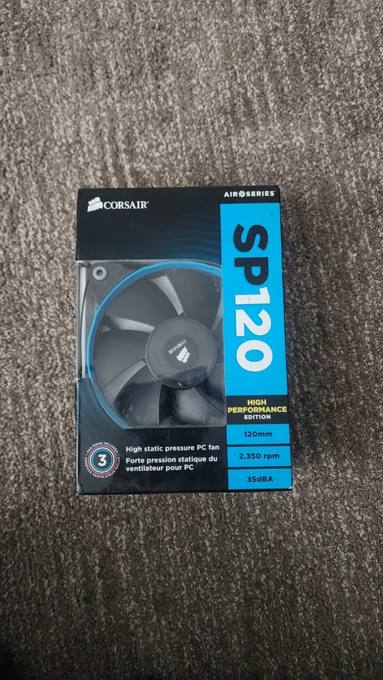 Ventilador Corsair Air Series SP120 Quiet Edition 120 mm  Foto 1 de 1